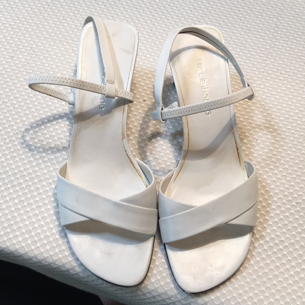 Liz Claiborne White dress sandals
